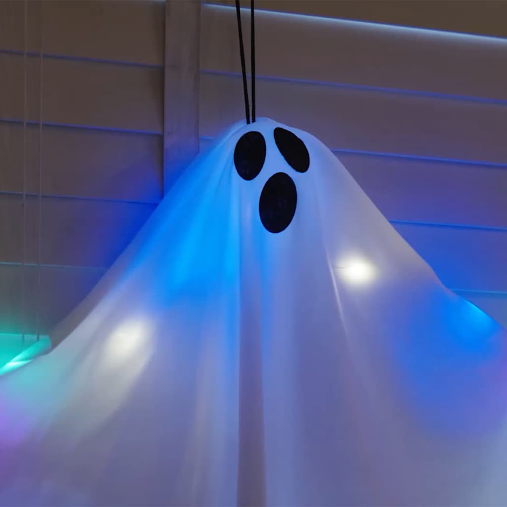 Hängender Halloween Geist 3 stk. Weiß 52 x 62 cm Polyester