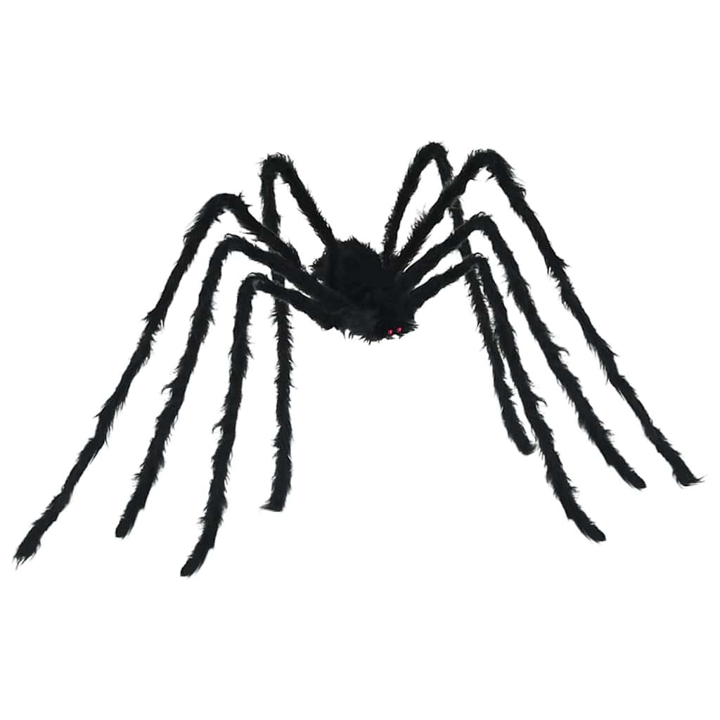 Halloween Spinnen Dekoration 3 stk. Schwarz 200 cm