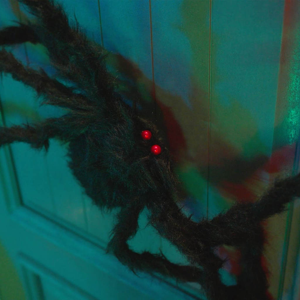 Halloween Spinnen Dekoration 3 pcs Schwarz 150 cm