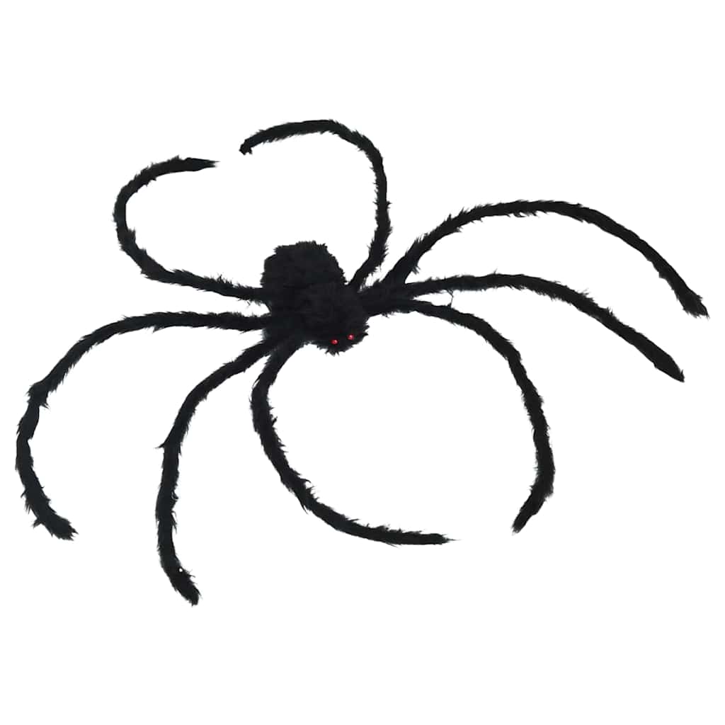 Halloween Spinnen Dekoration 3 stk. Schwarz 150 cm