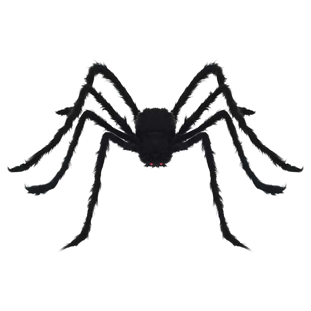 Halloween Spinnen Dekoration 3 pcs Schwarz 150 cm