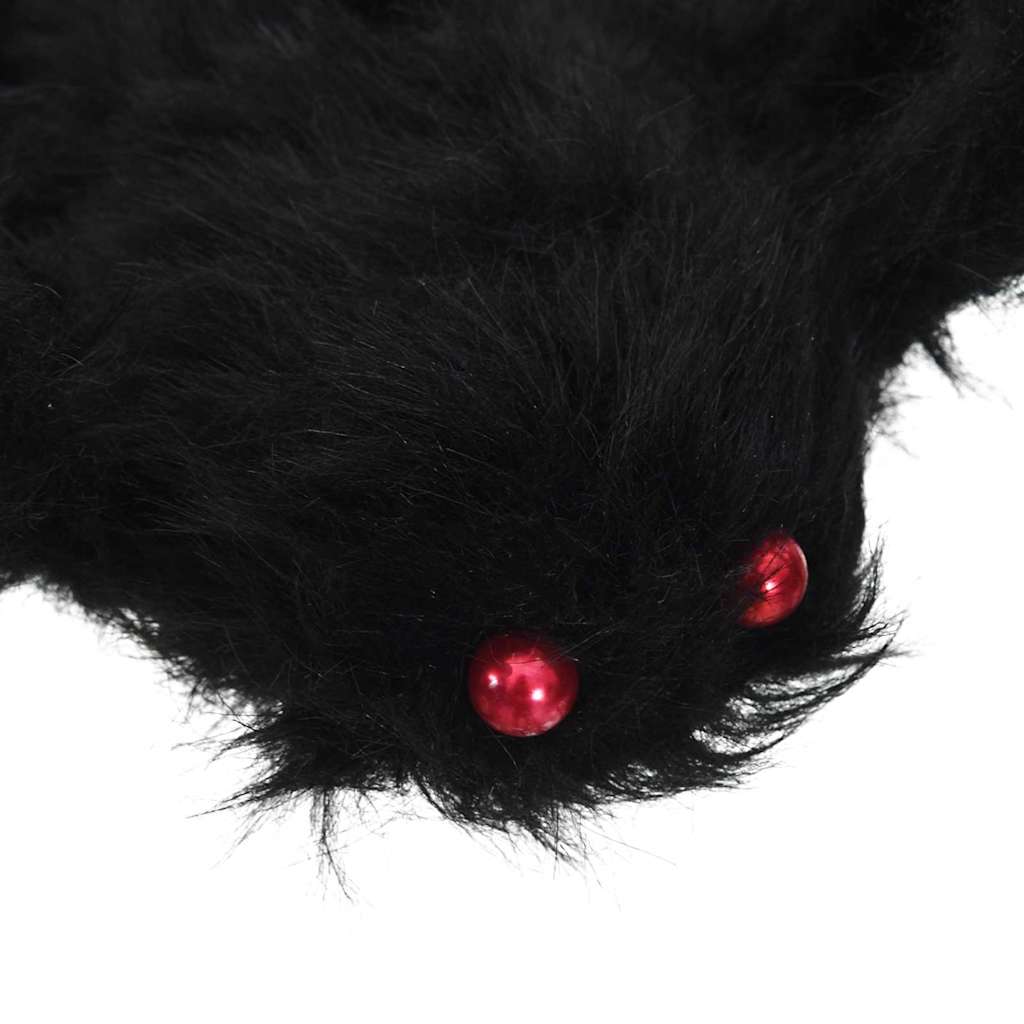 Halloween Spinnen Dekoration 6 pcs Schwarz 75 cm