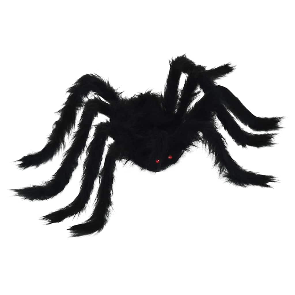 Halloween Spinnen Dekoration 6 stk. Schwarz 75 cm