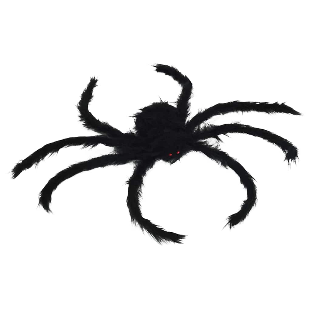Halloween Spinnen Dekoration 6 stk. Schwarz 75 cm