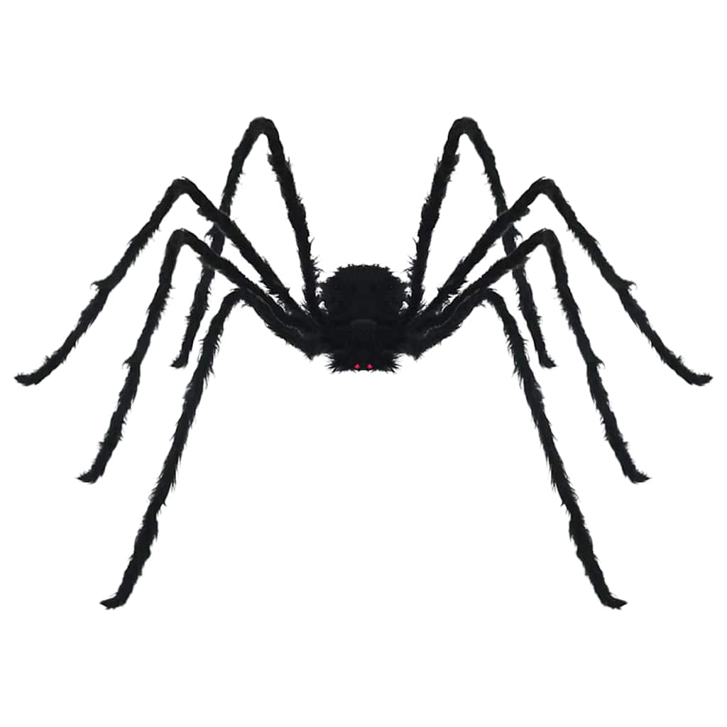 Halloween-Spinnendekoration mit Netzen 2 stk. Schwarz und Weiß