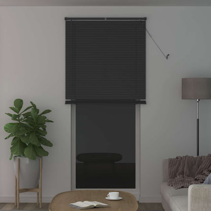 Venezianische Jalousie Silber Grau 213 x 90 cm 25 mm PVC