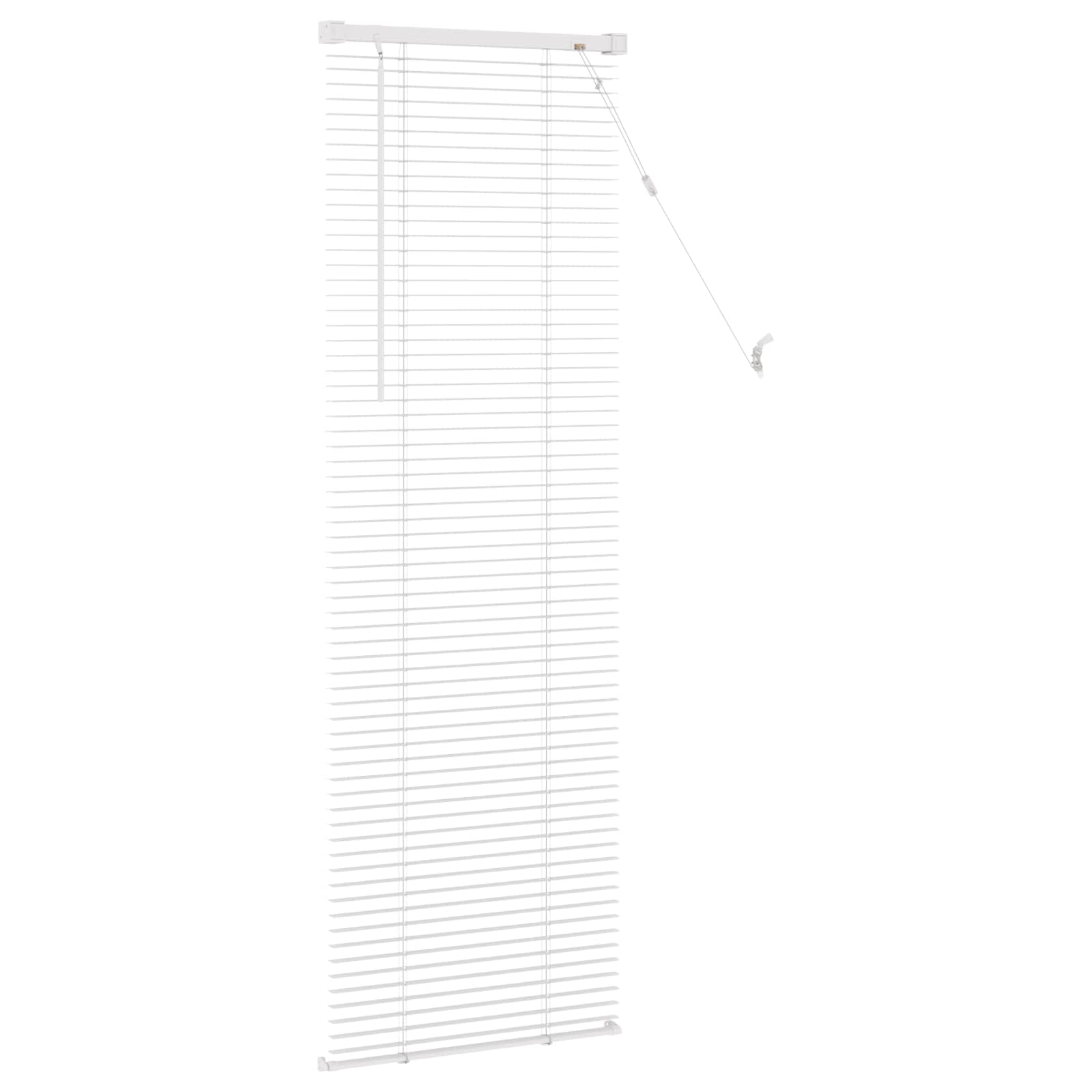 Jalousie Weiß 150 x 40 cm 25 mm PVC
