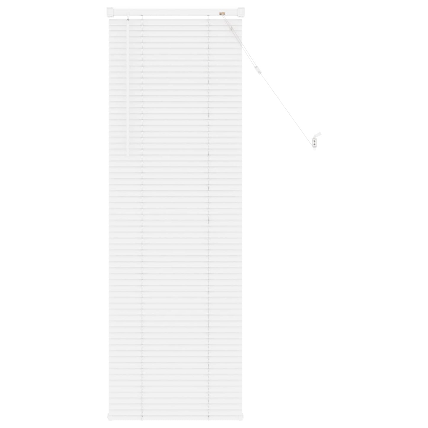 Jalousie Weiß 150 x 50 cm 25 mm PVC