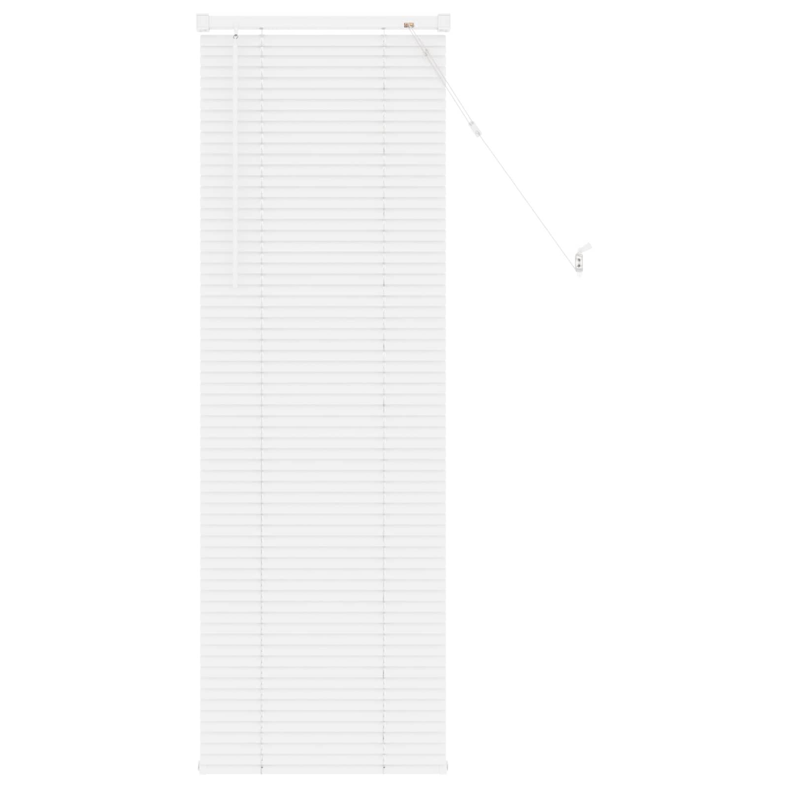 Jalousie Weiß 150 x 50 cm 25 mm PVC