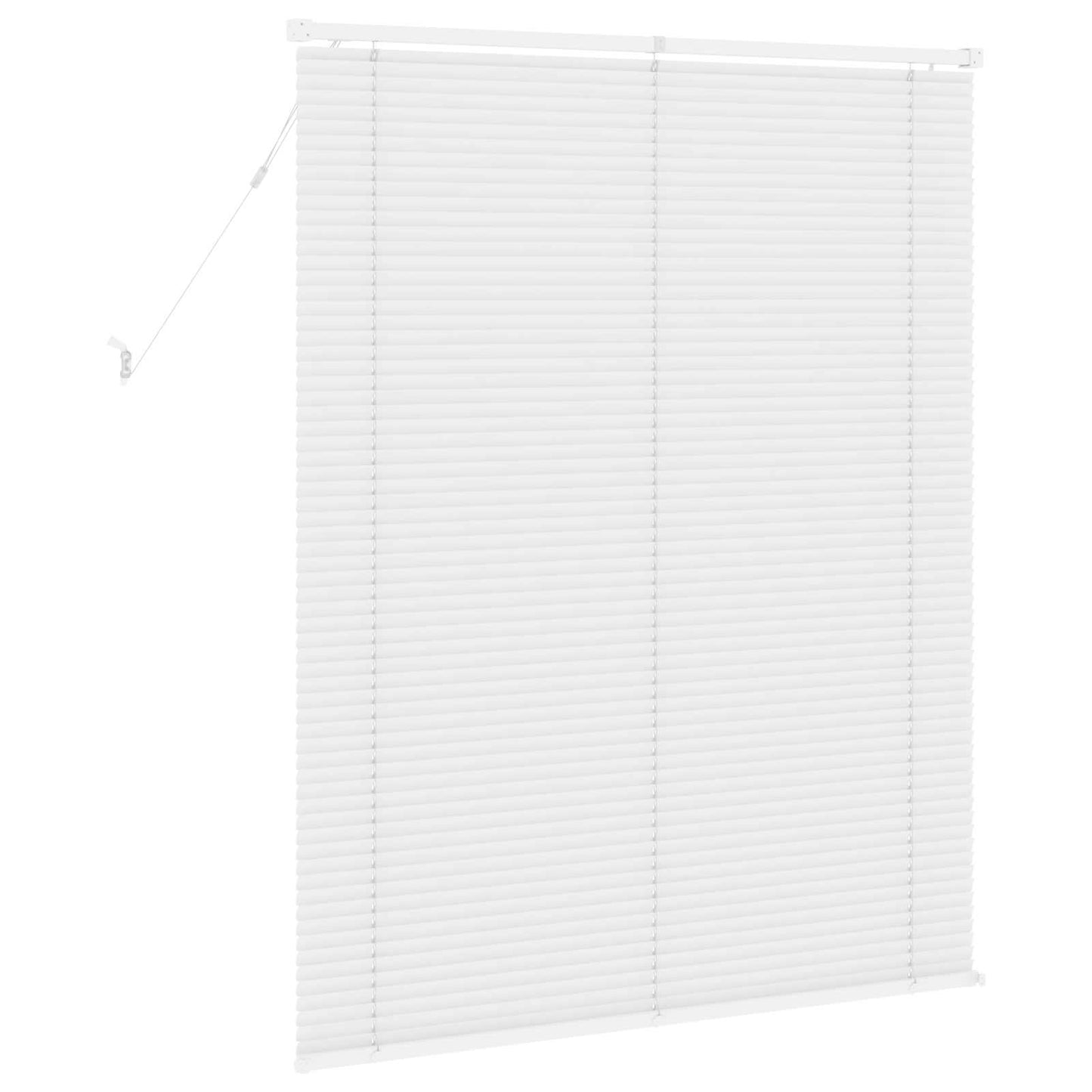 Venezianische Jalousie Weiß 150 x 120 cm 25 mm PVC