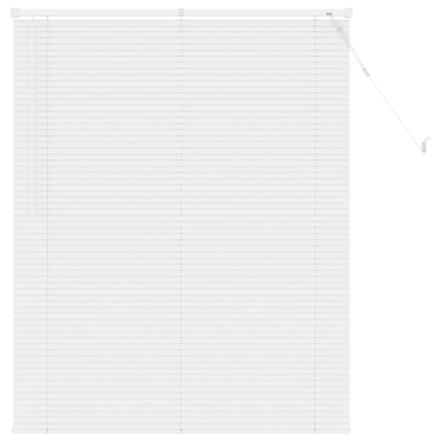 Venezianische Jalousie Weiß 150 x 120 cm 25 mm PVC