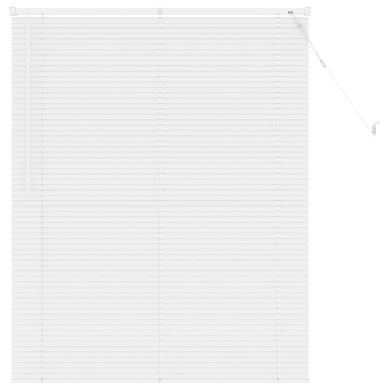 Venezianische Jalousie Weiß 150 x 120 cm 25 mm PVC