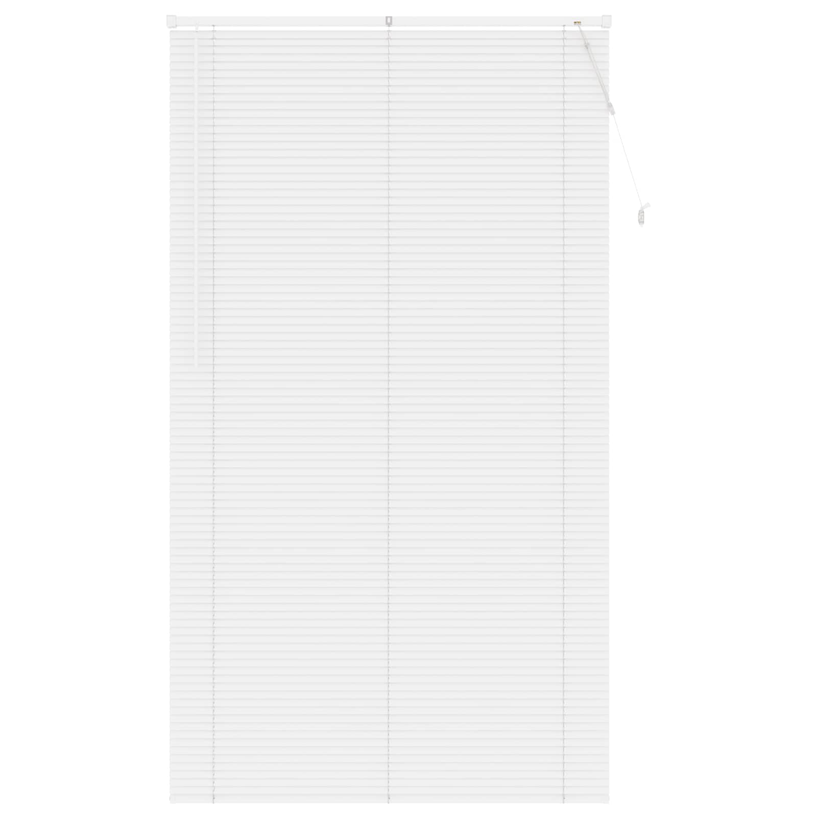Venezianische Jalousie Weiß 213 x 120 cm 25 mm PVC