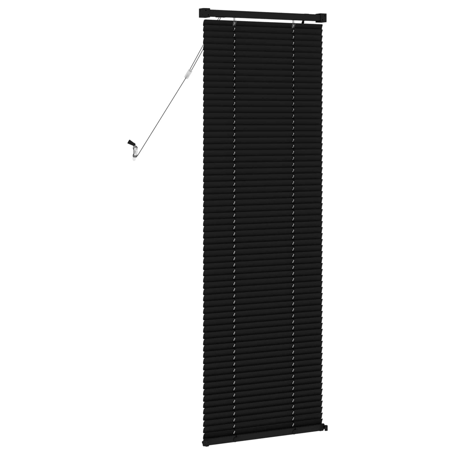 Venezianische Jalousie Schwarz 150 x 50 cm 25 mm PVC