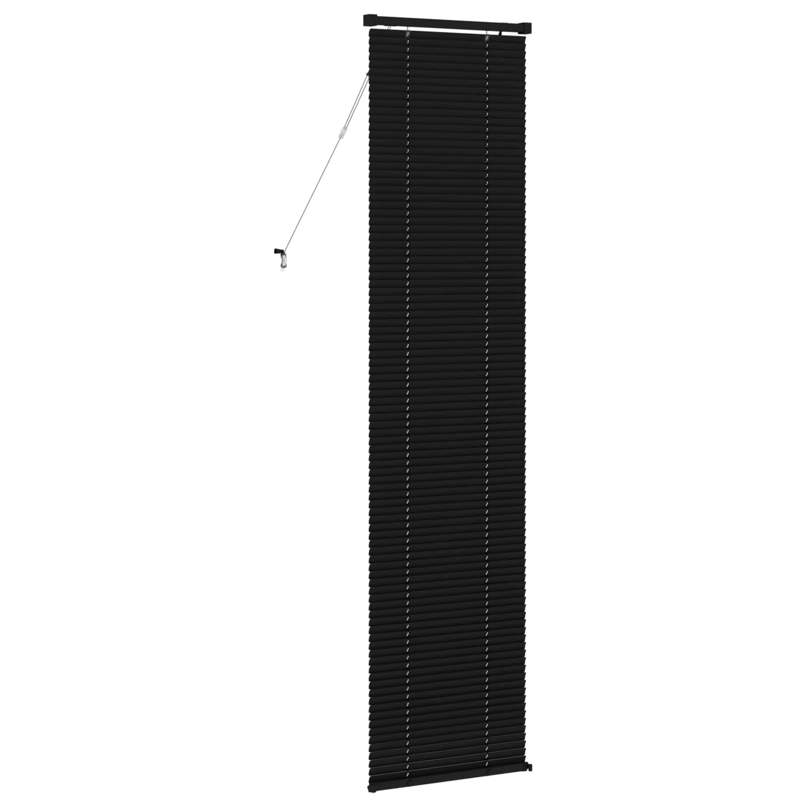 Venezianische Jalousie Schwarz 213 x 50 cm 25 mm PVC