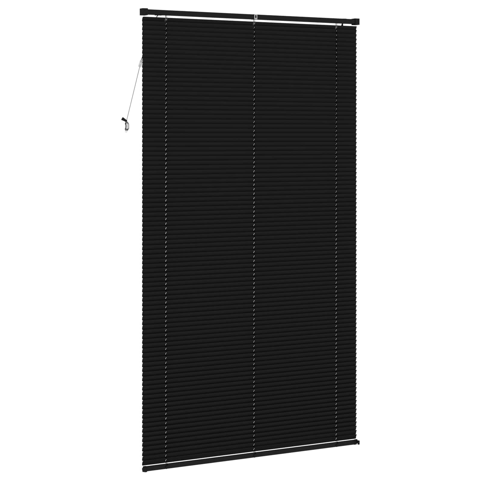 Venezianische Jalousie Schwarz 213 x 110 cm 25 mm PVC
