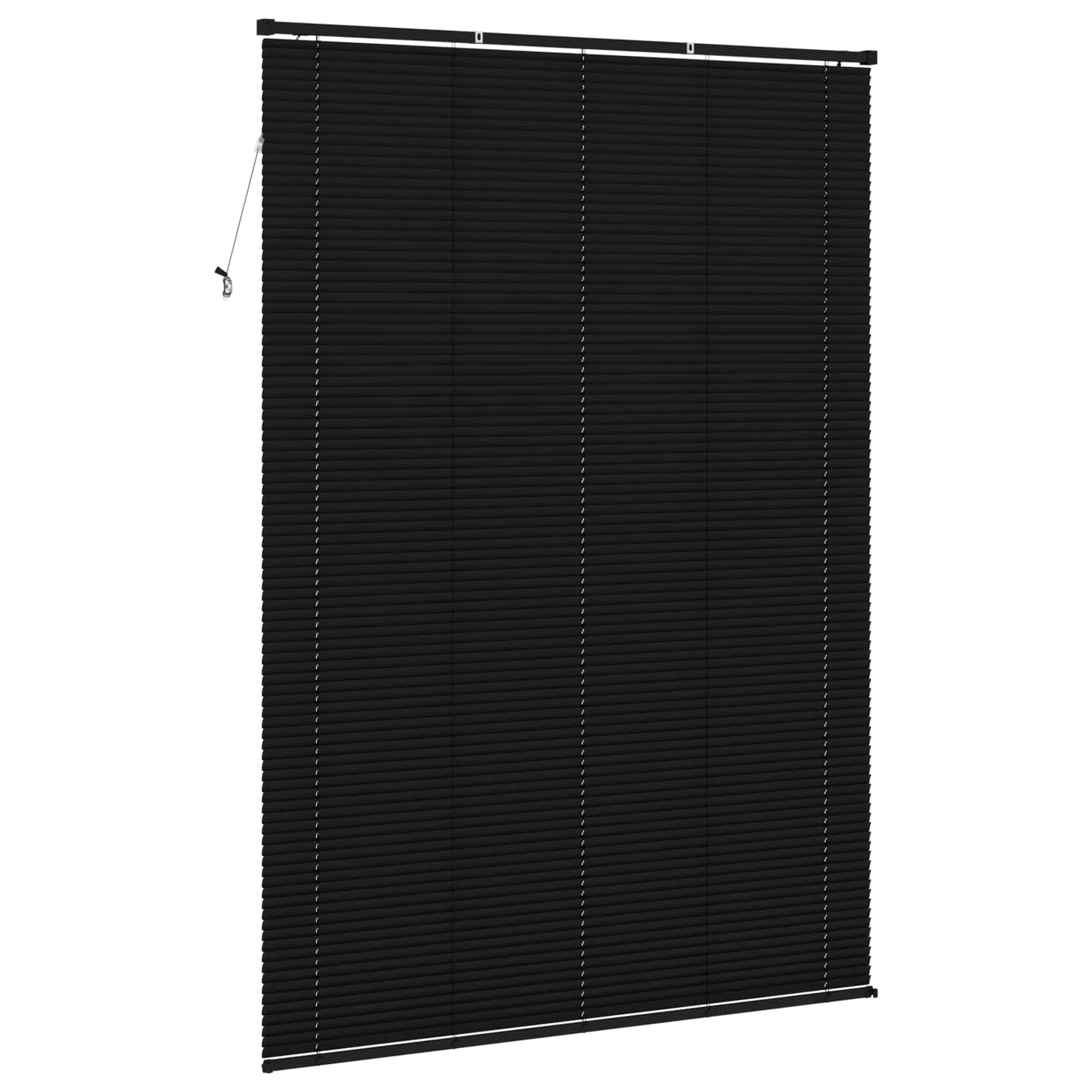 Venezianische Jalousie Schwarz 213 x 150 cm 25 mm PVC
