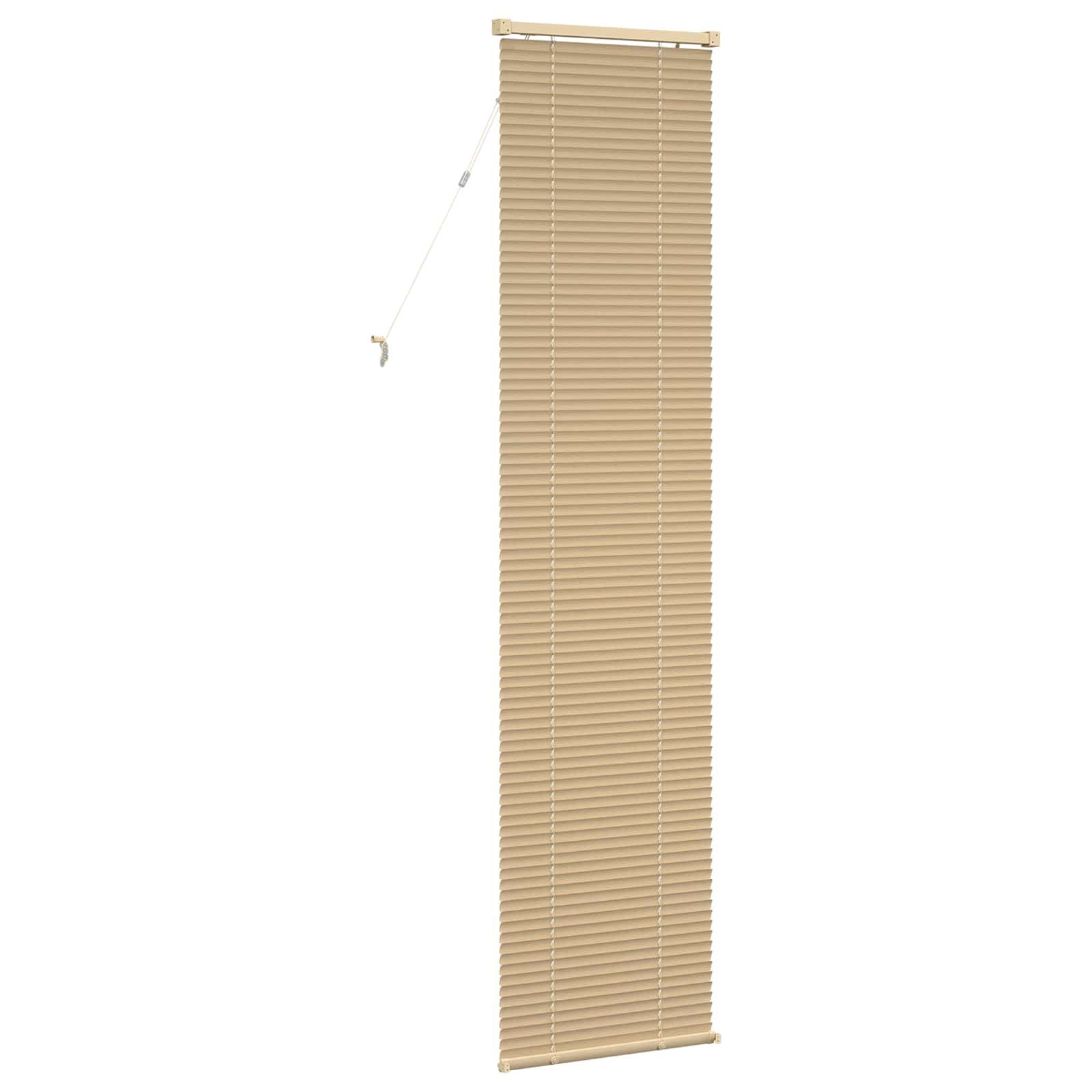 Venezianische Jalousie Hellbraun mit Muster 213 x 50 cm 25 mm