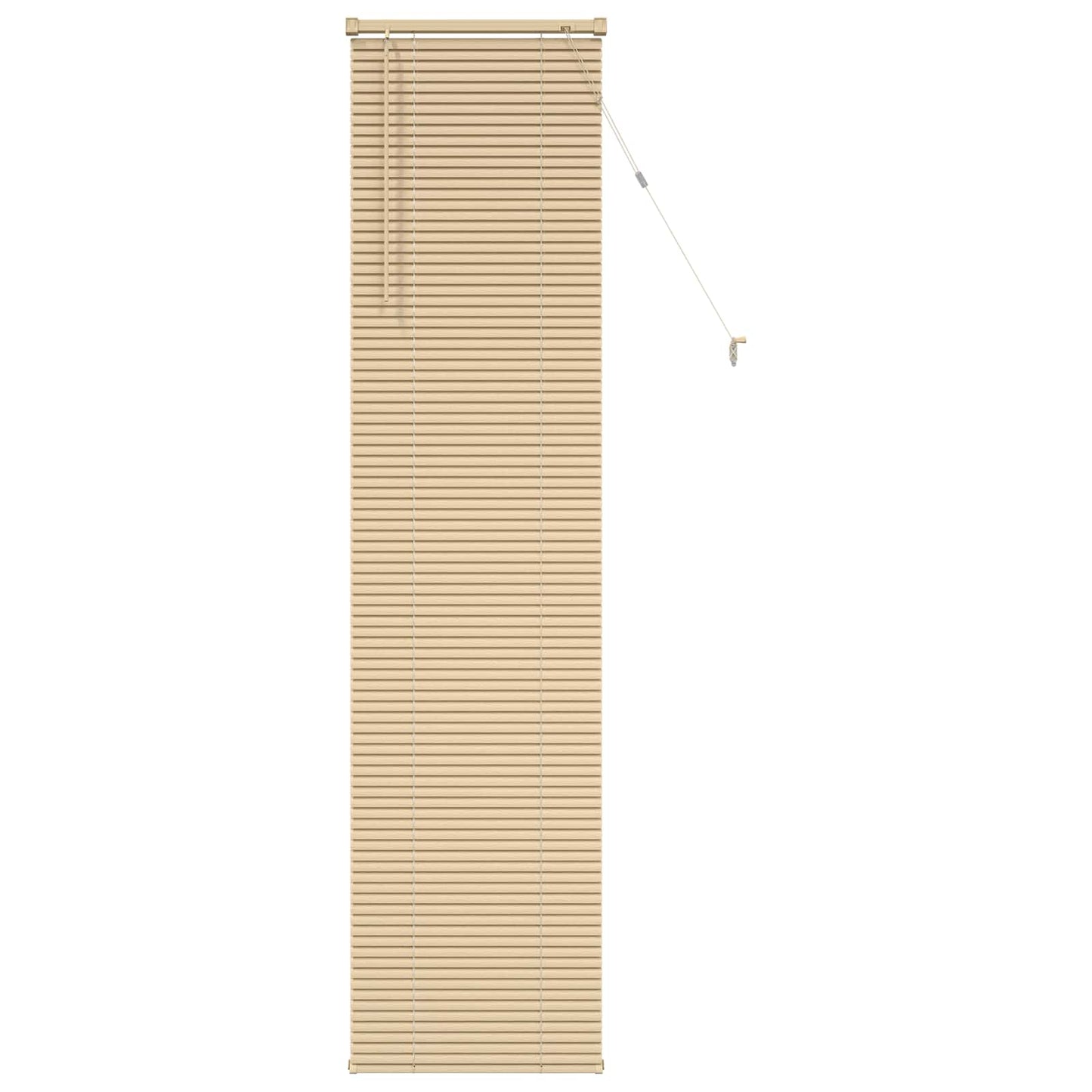 Venezianische Jalousie Hellbraun mit Muster 213 x 60 cm 25 mm