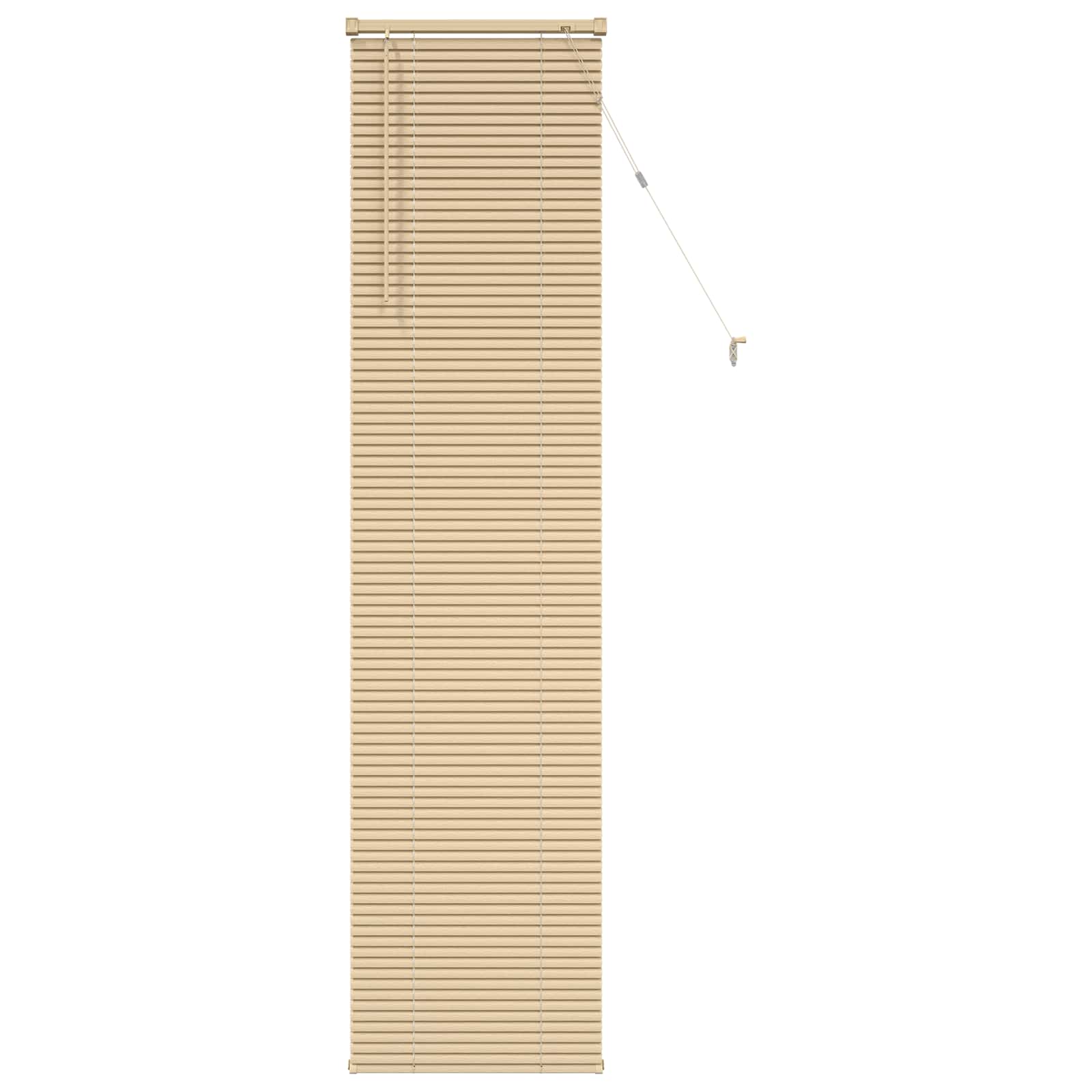 Venezianische Jalousie Hellbraun mit Muster 213 x 60 cm 25 mm