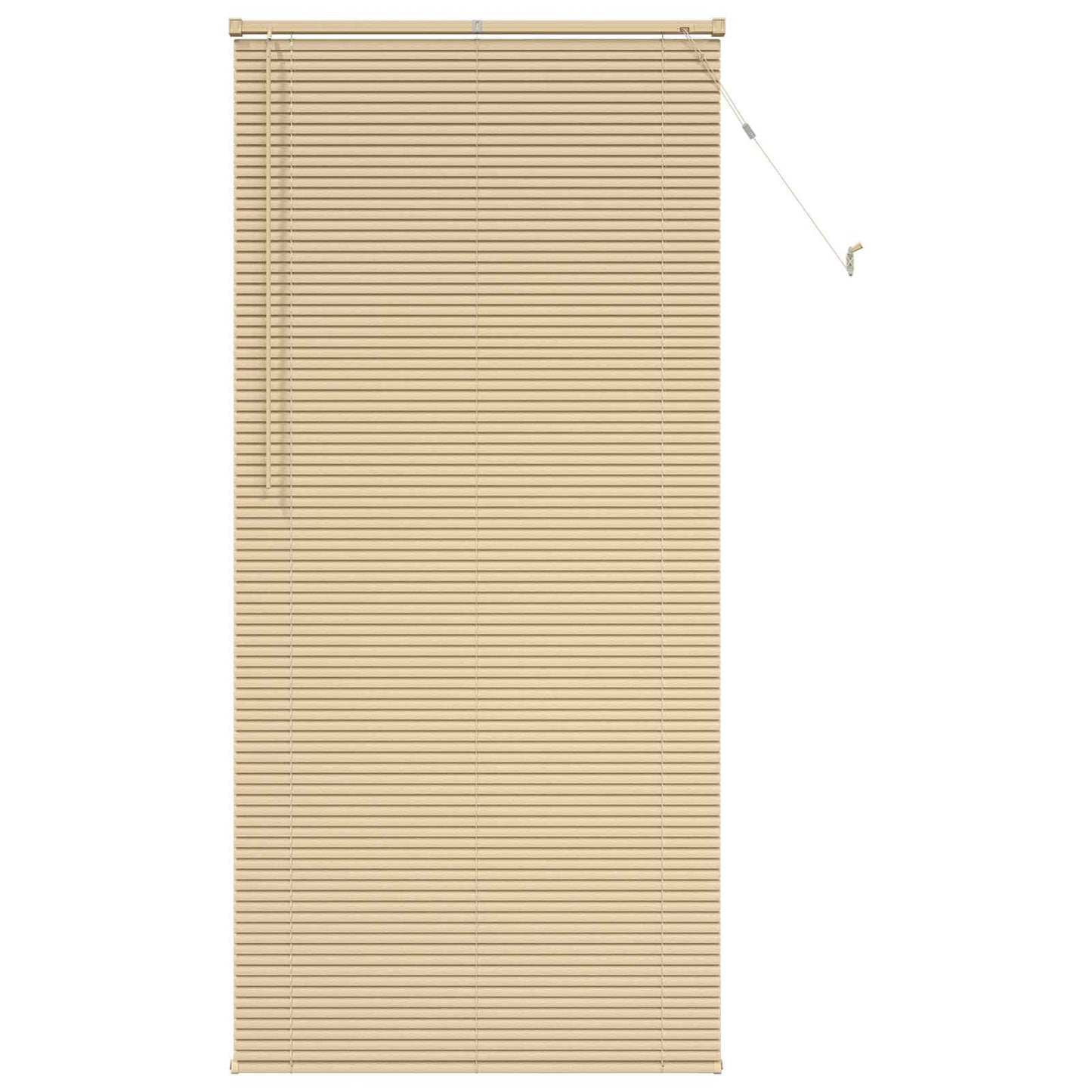Venezianische Jalousie Hellbraun mit Muster 213 x 90 cm 25 mm