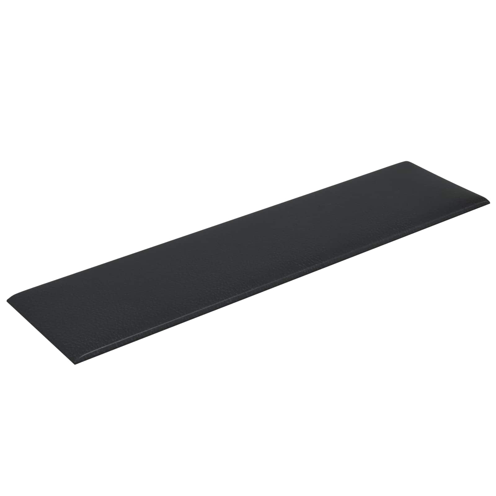 Wandkopfteilen 12 Stk. 60 x 15 cm Schwarz Stoff