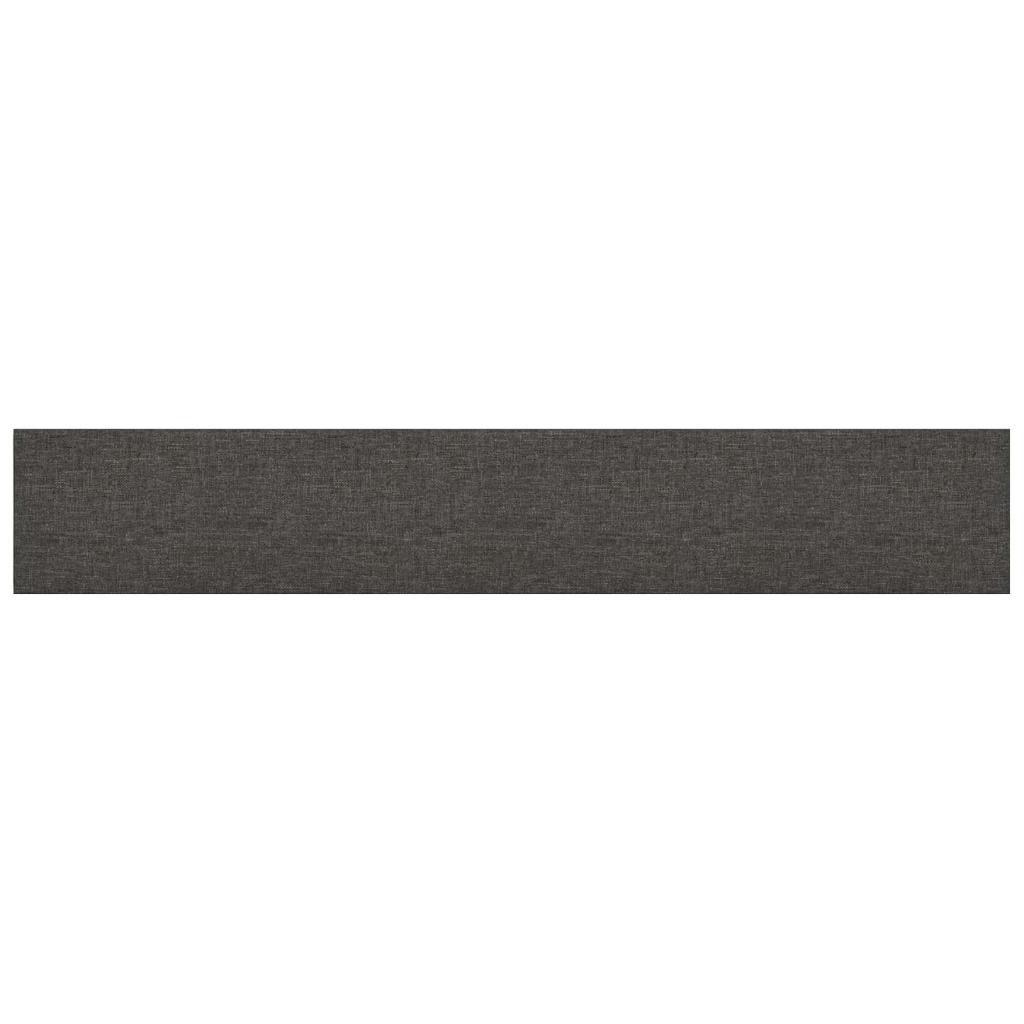 Wandkopfteilen 12 stk. 90 x 15 cm Dunkelgrau Stoff