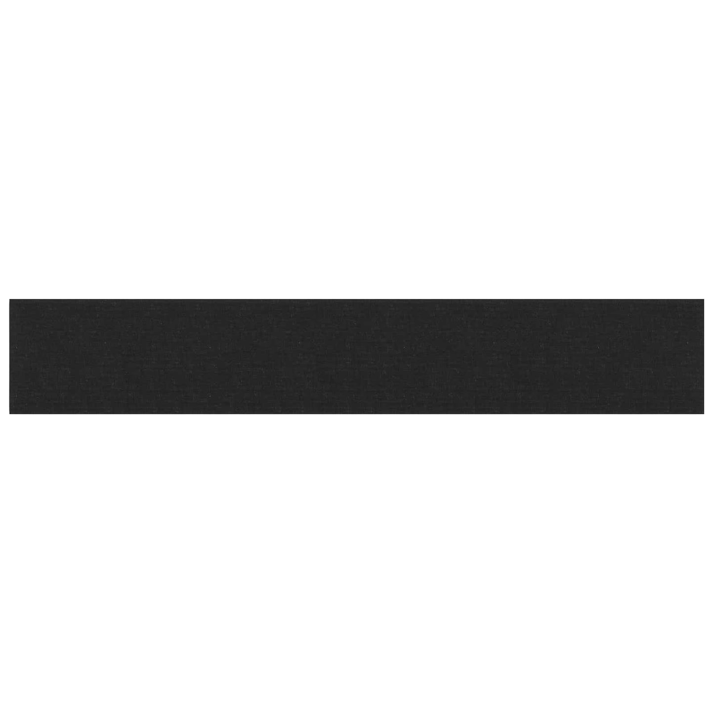 Wandkopfteilen 12 stk. 90 x 15 cm Schwarz Stoff