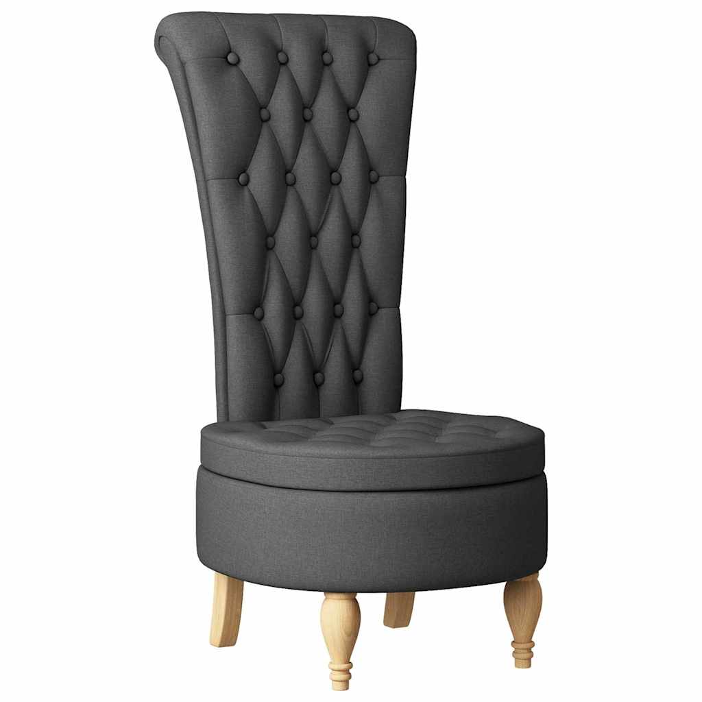 Schlafsessel Dunkelgrau 56,5 x 70 x 110 cm Stoff