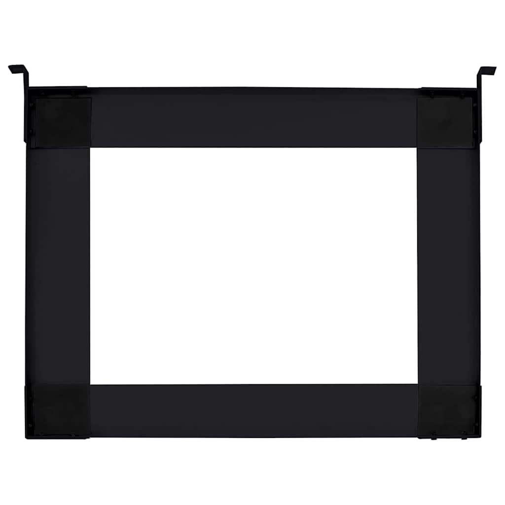 Waschmaschinen-Podest Schwarz 64 x 55 x 32,5 cm Stahl