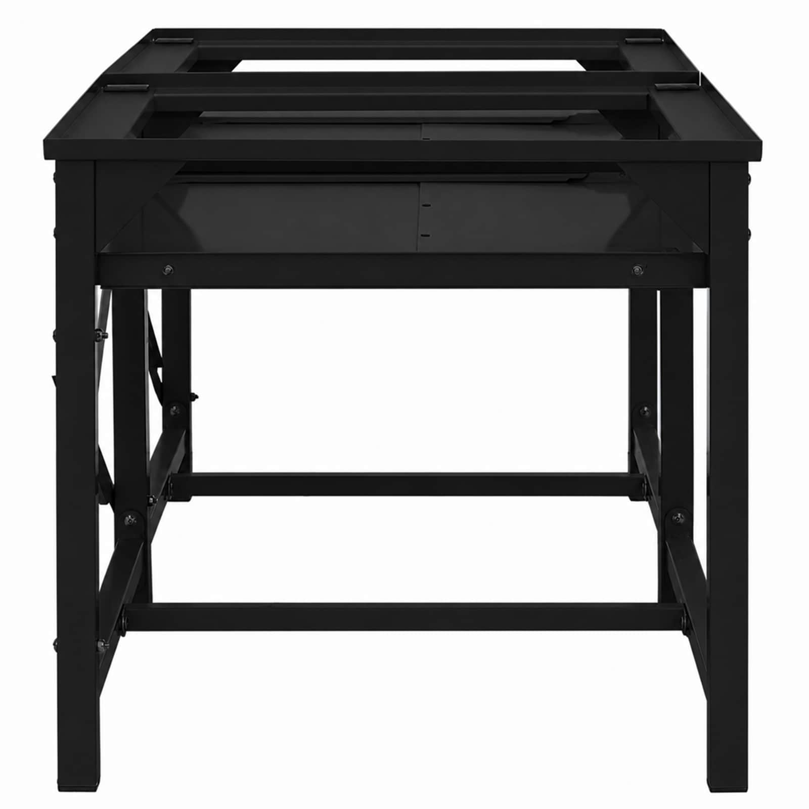 Waschmaschinen-Podest 2 pcs Schwarz 120 x 56 x 52 cm Stahl