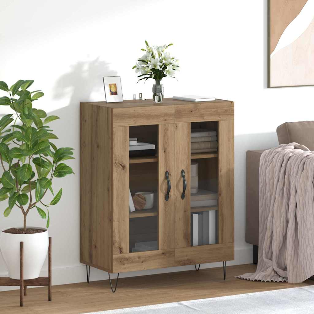 Sideboard Artisan-Eiche 69,5 x 34 x 90 cm Holzwerkstoff