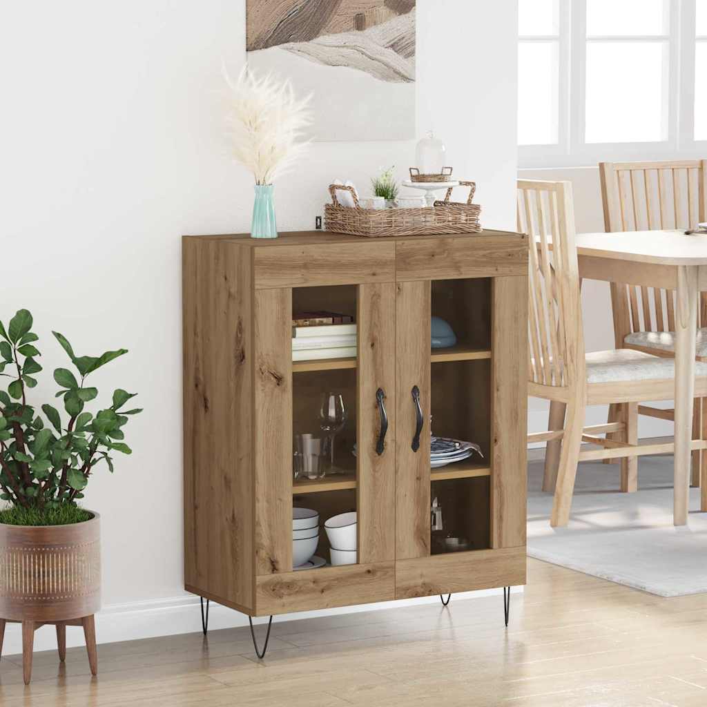 Sideboard Artisan-Eiche 69,5 x 34 x 90 cm Holzwerkstoff