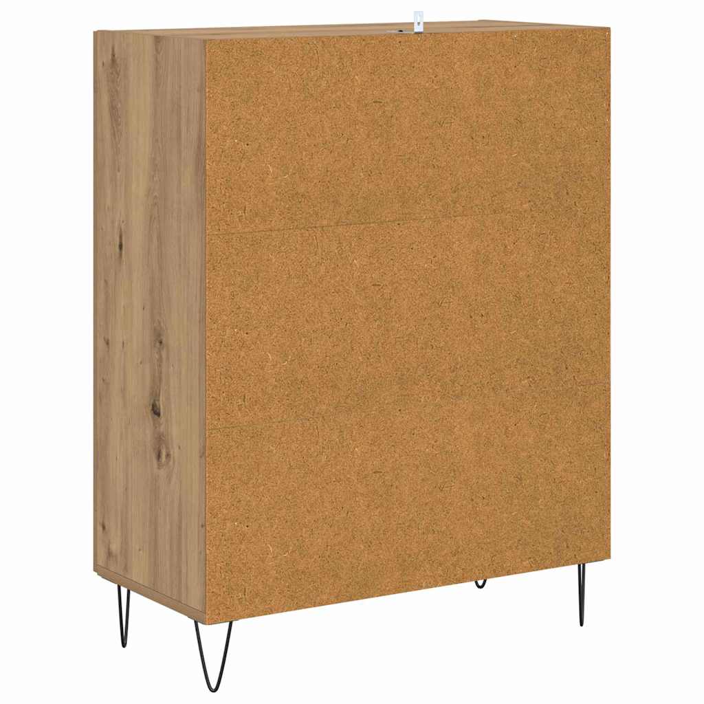 Sideboard Artisan-Eiche 69,5 x 34 x 90 cm Holzwerkstoff