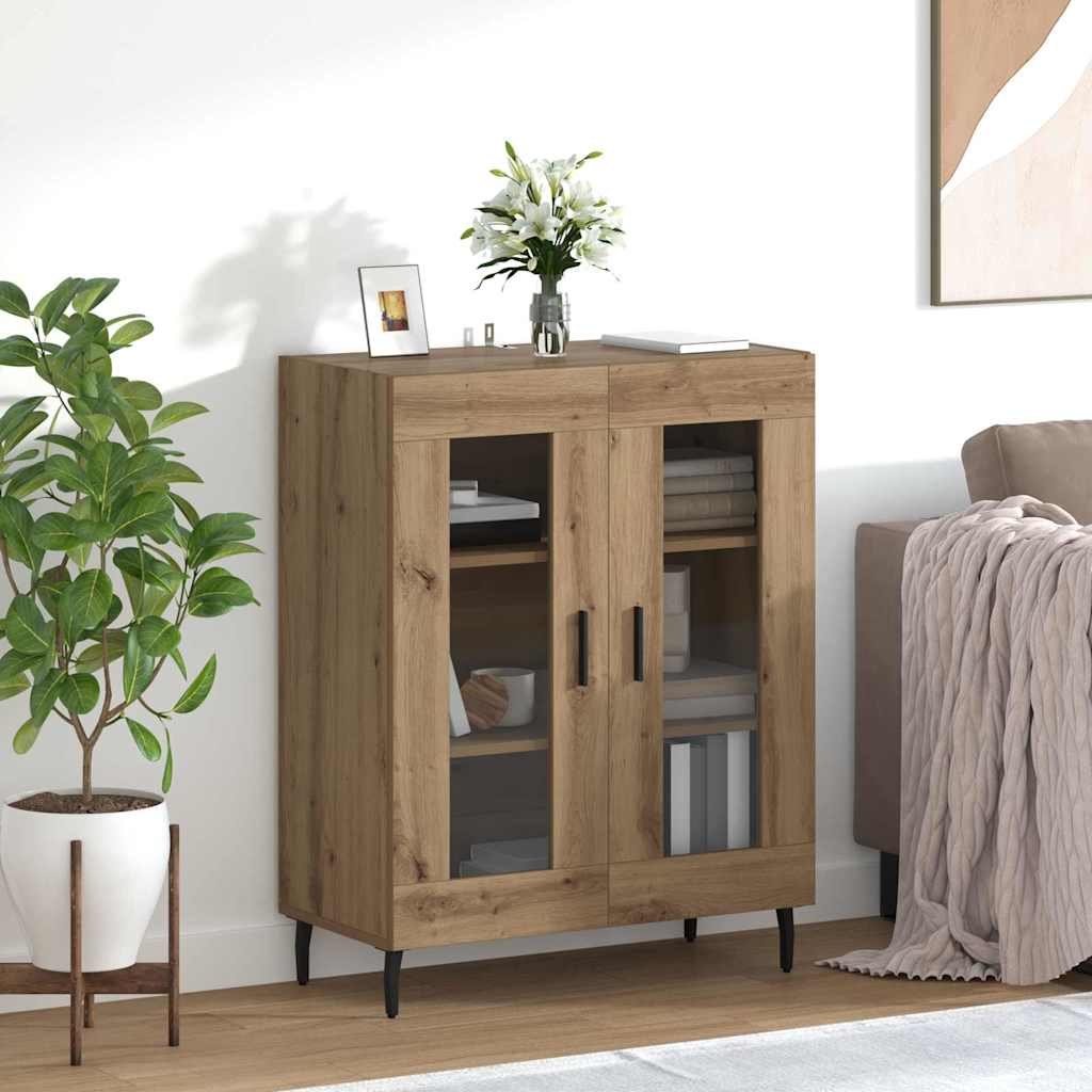 Sideboard Artisan-Eiche 69,5 x 34 x 90 cm Holzwerkstoff