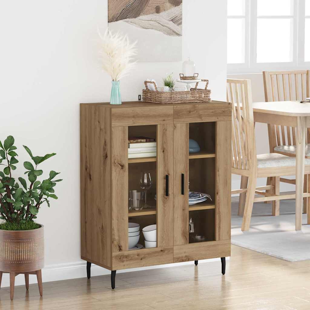 Sideboard Artisan-Eiche 69,5 x 34 x 90 cm Holzwerkstoff
