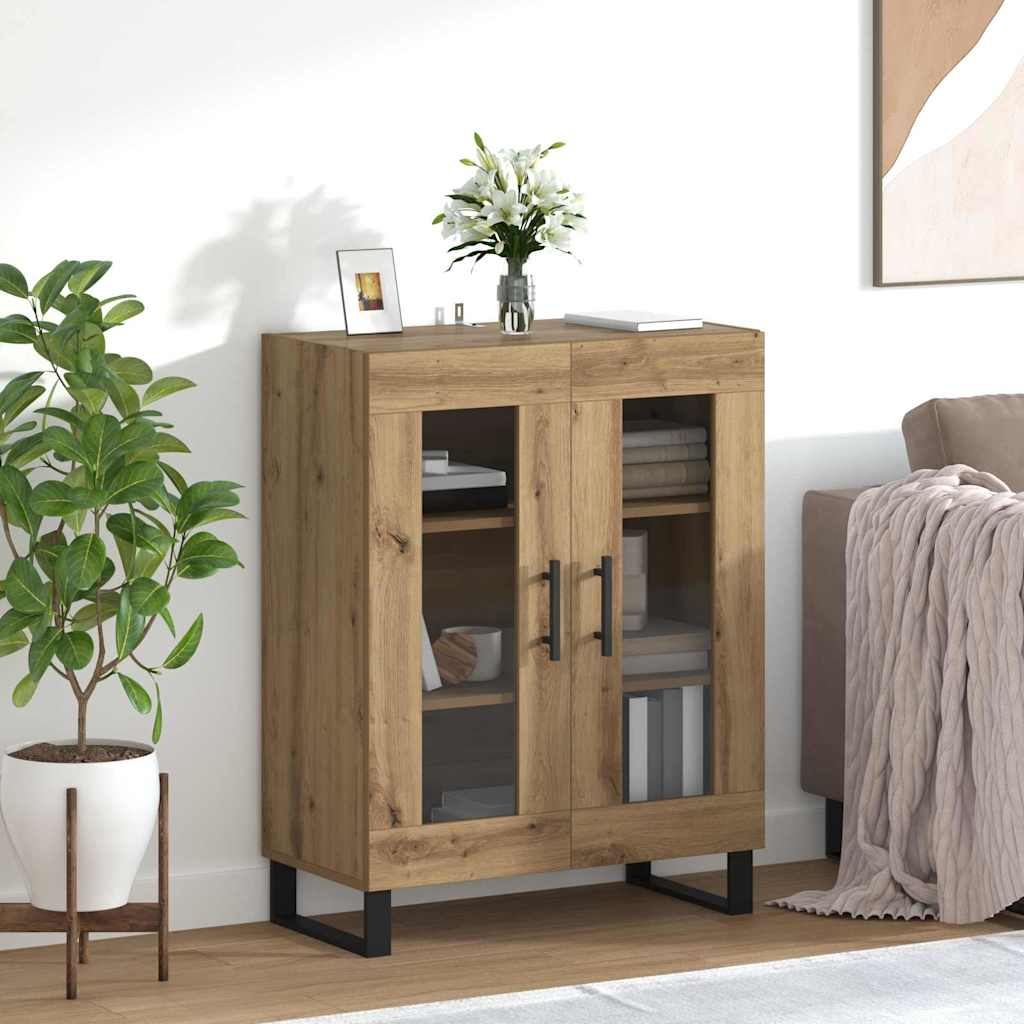 Sideboard Artisan-Eiche 69,5 x 34 x 90 cm Holzwerkstoff
