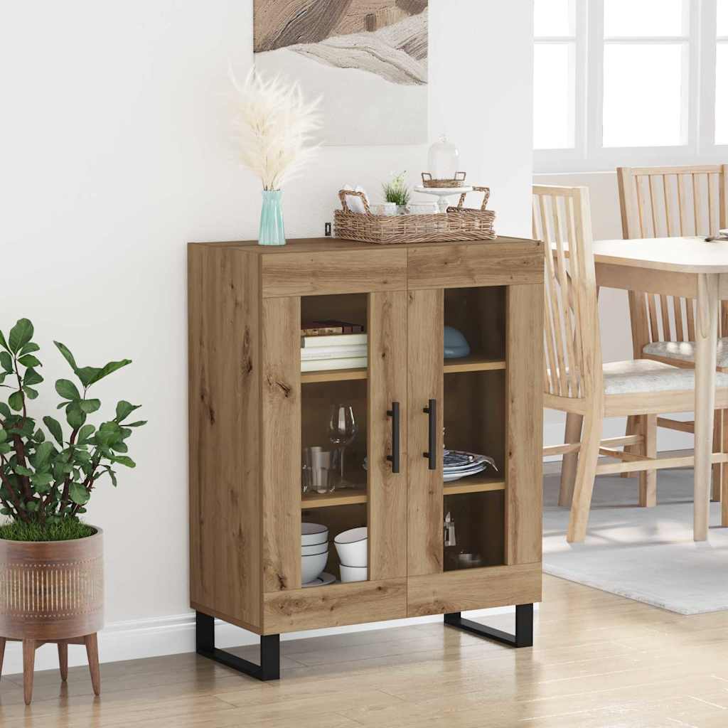 Sideboard Artisan-Eiche 69,5 x 34 x 90 cm Holzwerkstoff
