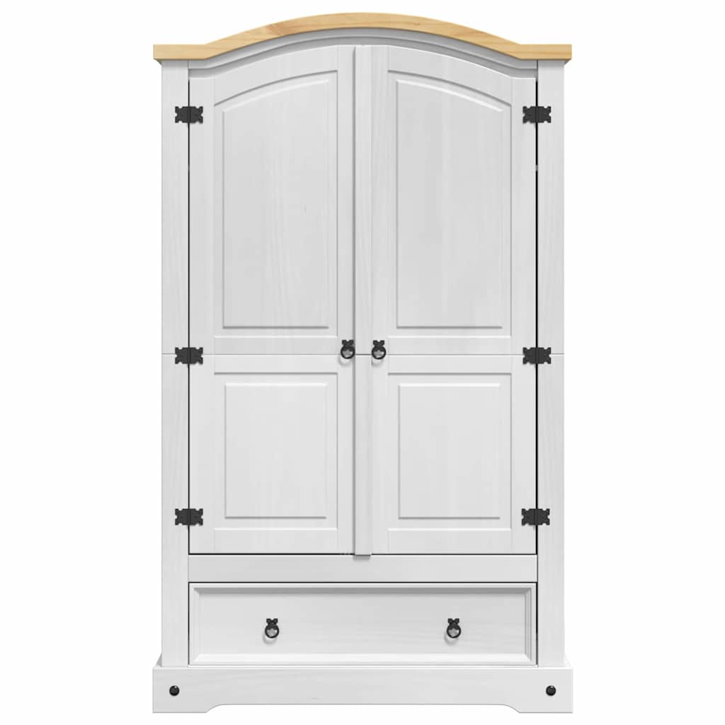 Kleiderschrank CORONA Weiß 101 x 52 x 170 cm