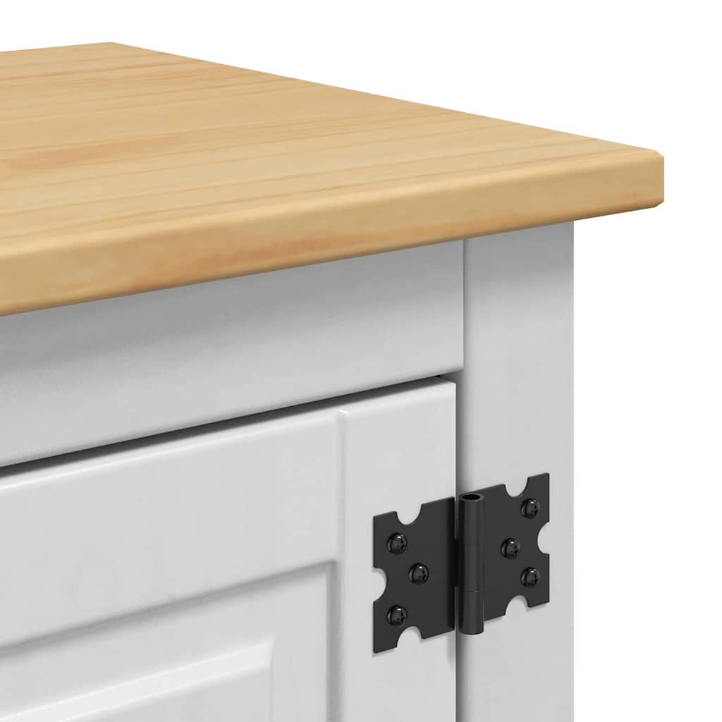Hängeschrank CORONA Weiß 70 x 33 x 71,5 cm Massives Kiefernholz