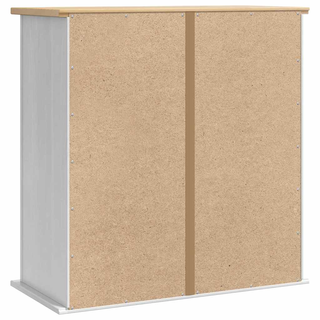 Hängeschrank CORONA Weiß 70 x 33 x 71,5 cm Massives Kiefernholz