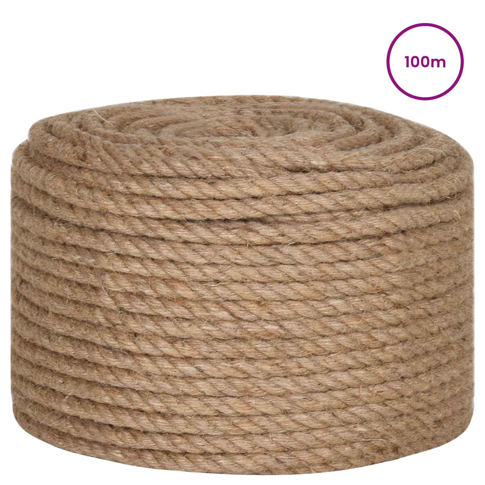 Juteschnur 2 Stk. 2 mm 100 m Natur 100% Tossa Jute