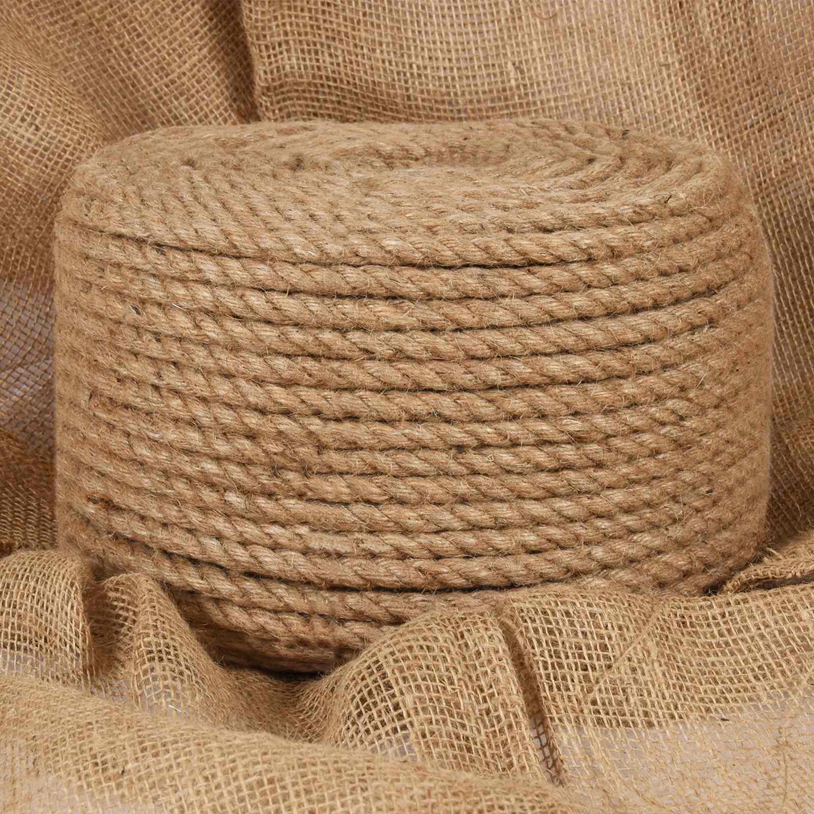 Juteschnur 10 stk. 2 mm Natur 100% Tossa Jute