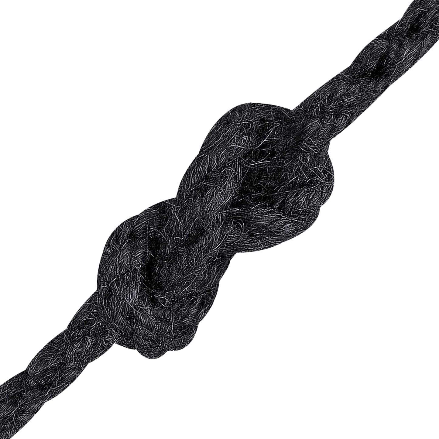 Juteschnur 4 mm Schwarz 100% Tossa Jute