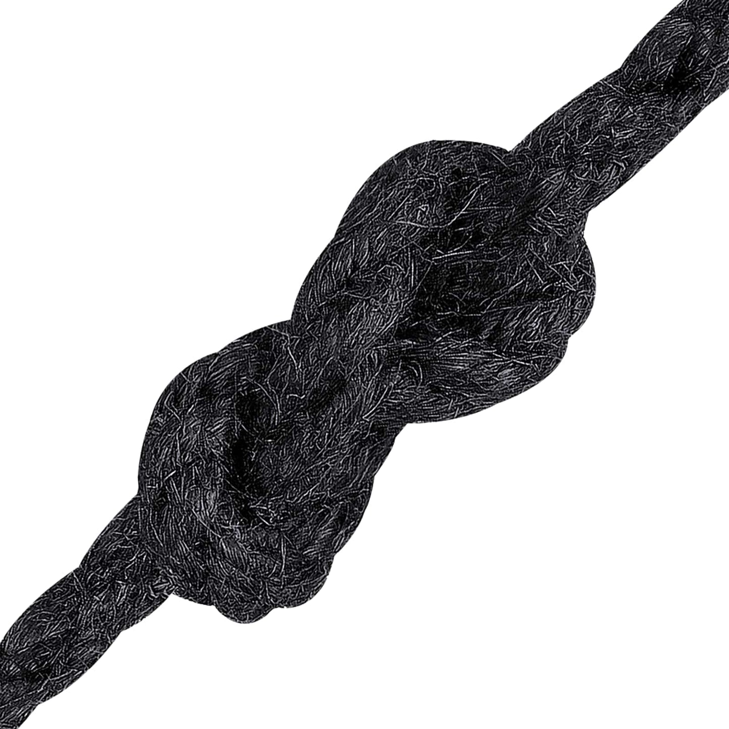 Juteseil 6 mm Schwarz 100% Tossa Jute