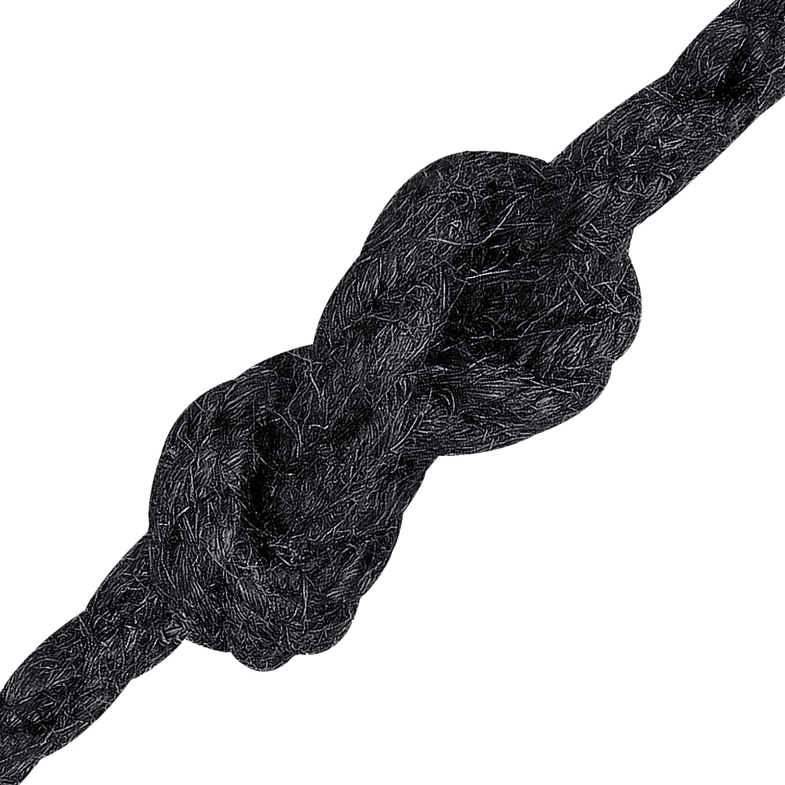 Juteseil 6 mm Schwarz 100% Tossa Jute