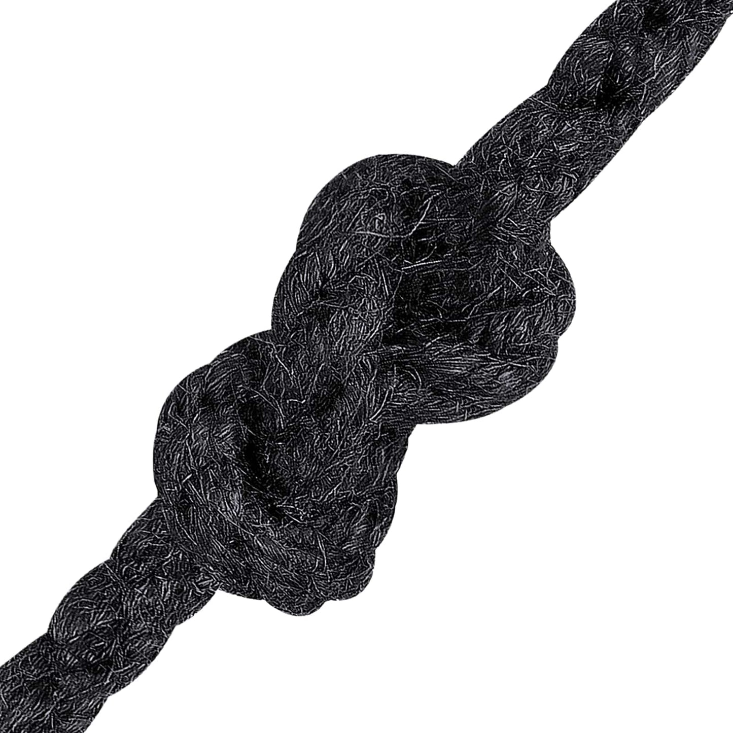 Juteseil 8 mm Schwarz 100% Tossa Jute