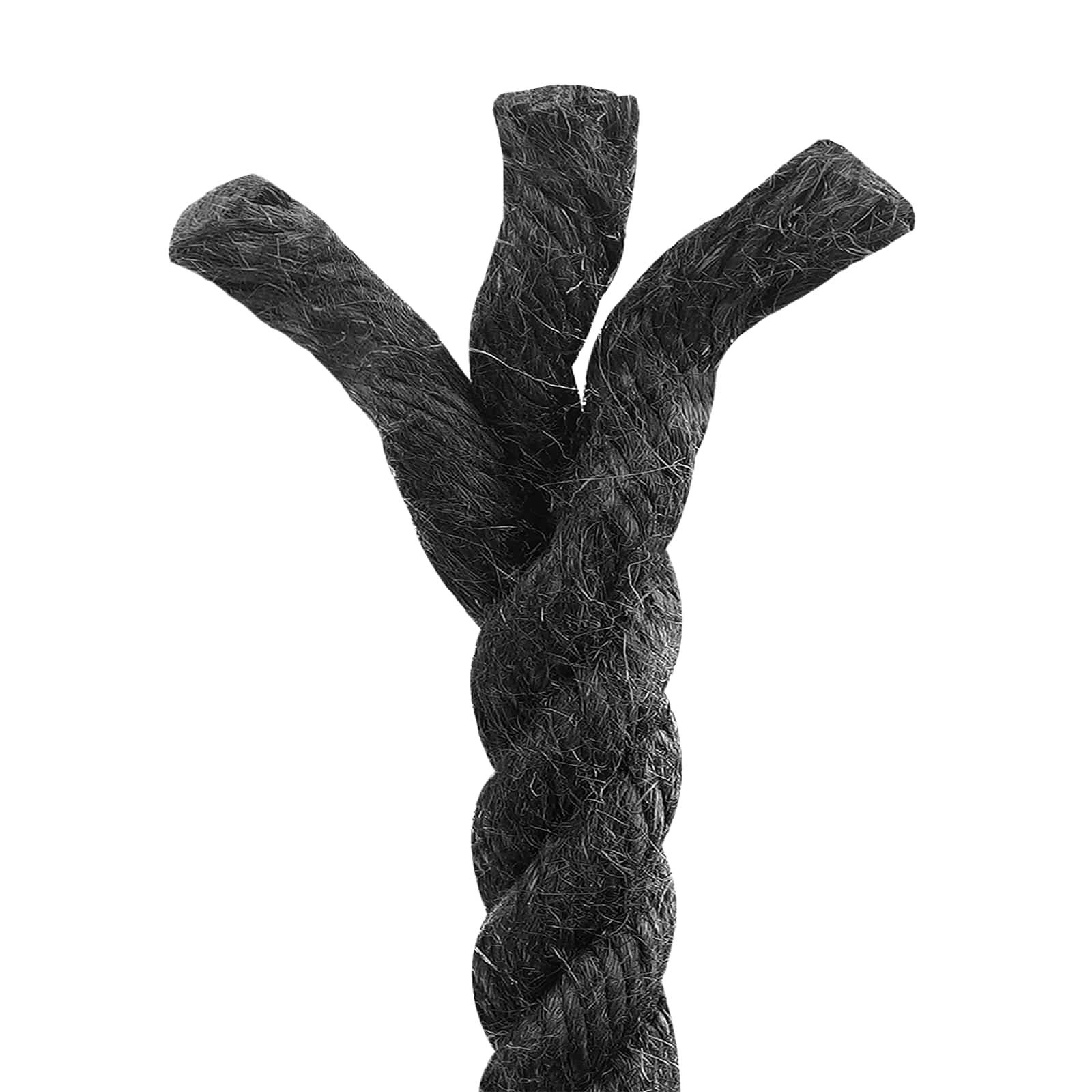 Juteseil 14 mm Schwarz 100% Tossa Jute