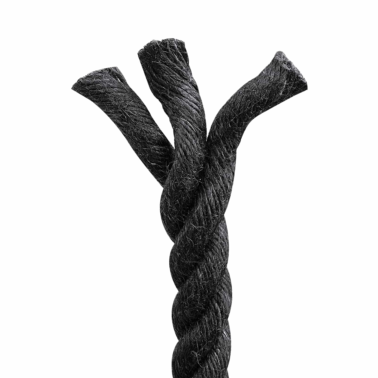 Juteseil 16 mm Schwarz 100% Tossa Jute