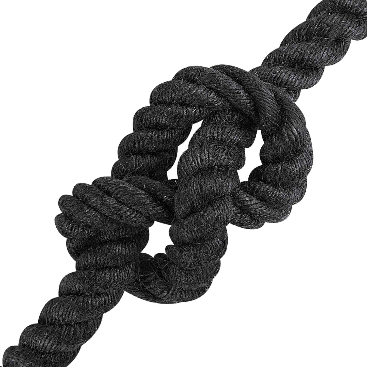 Juteseil 20 mm Schwarz 100% Tossa Jute